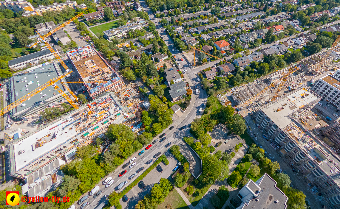 02.09.2023 - eine neue Baugrube auf dem Alexisquartier in Neuperlach